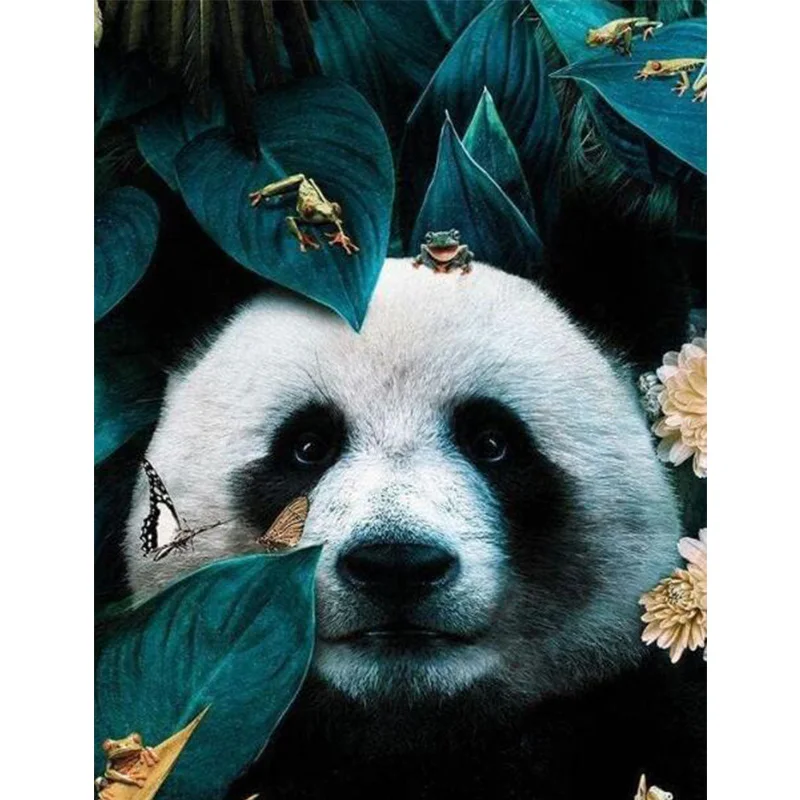 AB Diamond Diamond Painting Giant pandas in the forest Embroidery Kit Wall Decoration Hanging Painting