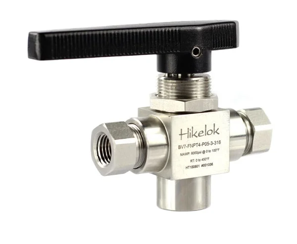 

Swagelok Type 3000psig 316 Stainless Steel 1/4 in Female NPT Thread 3-Way Switching Gun Valve Ball Valve for CNG Dispenser