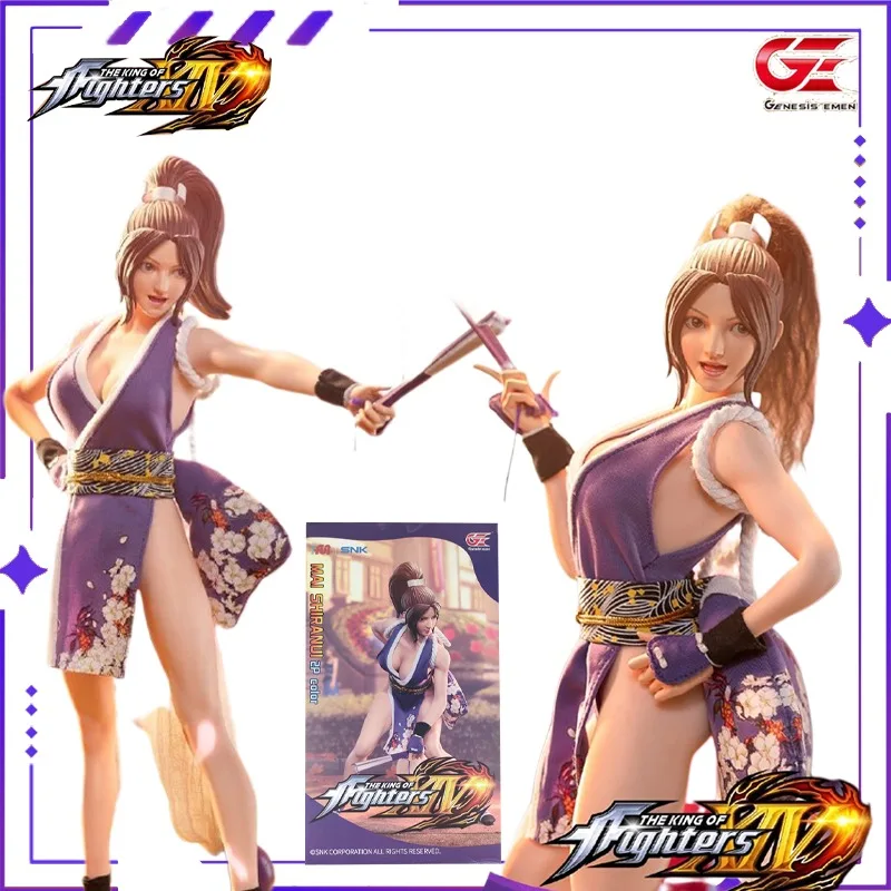 

【 in Stock 】 GENESIS EMEN Original King of Fighters 14 Unknown Fire Dance 1/6 Game Mobile Soldier Doll Model Toy Gift