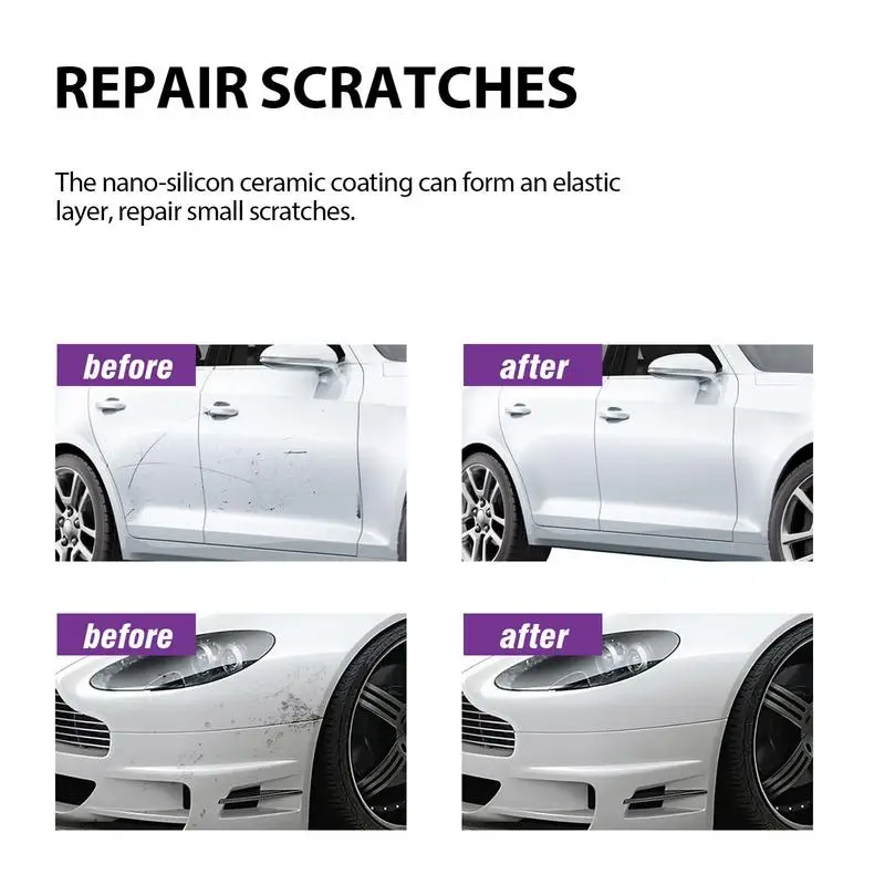 3 In 1 Hydrophobic Cleaner Multi-Functional Coating Renewal Agent Car Coating Agent Spray High Protection Quick Coating Spray