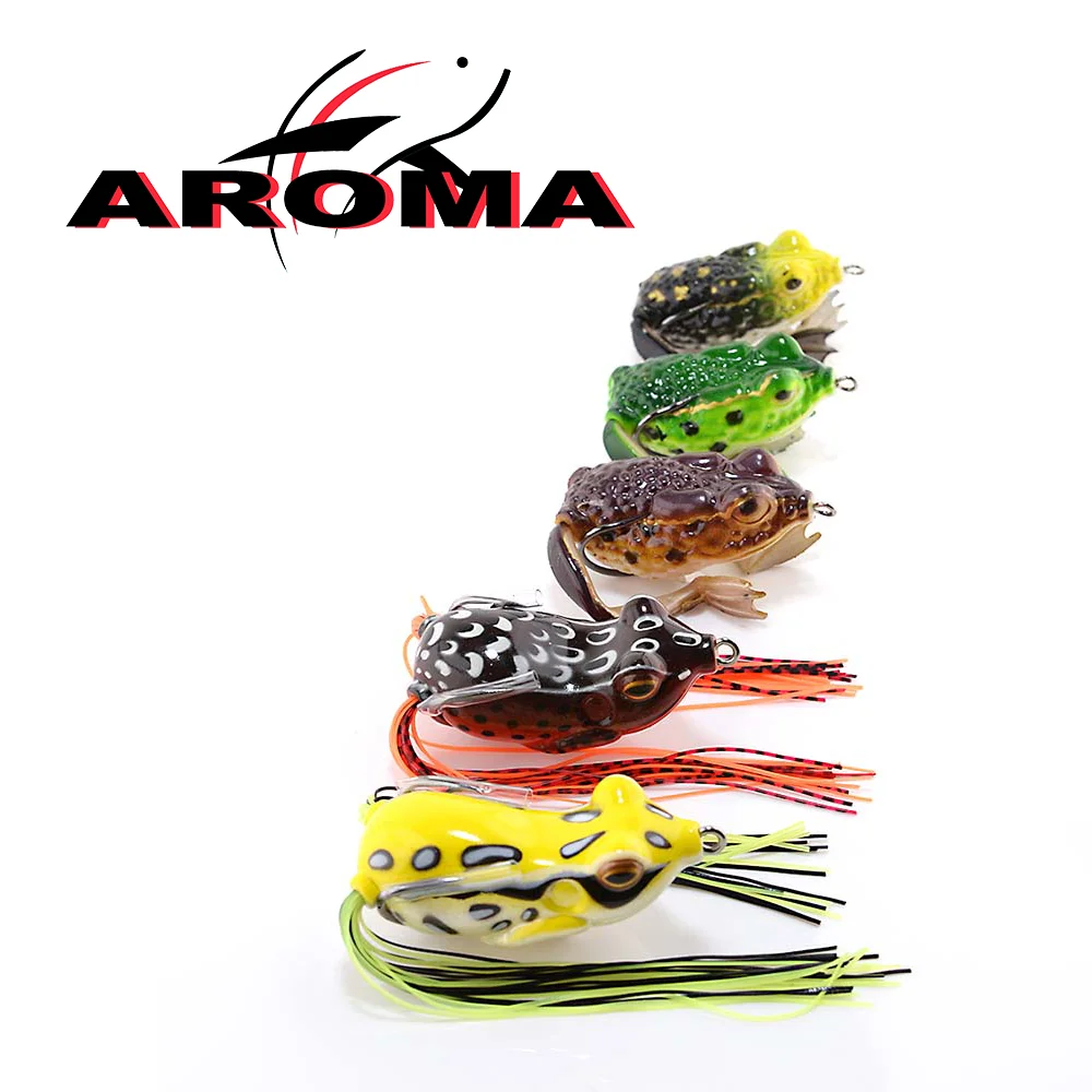 

5PC 15g-16g Lifelike Soft Small Jump Frog Engaging Bait Silicone Bait for Crap Fishing Lure Set Kit Gear Crankbait Tackle Box