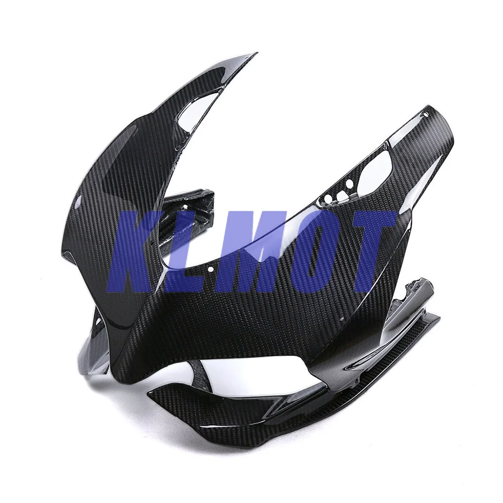 3K Carbon Fiber Hood Protective Cover Front end protection Fairing Kit For DUCATI Panigale 1199 1299 Motorcycle Accessories