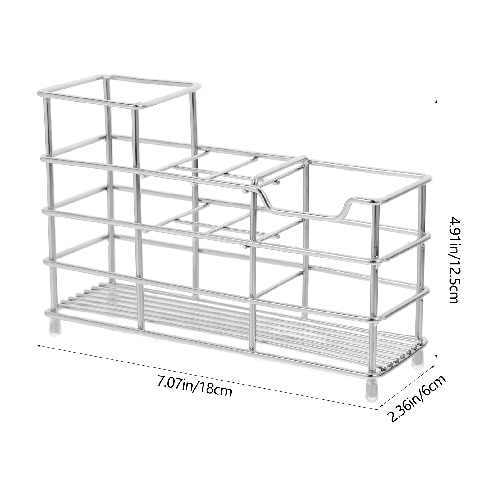

Stainless Steel Bathroom Toothbrush Holder Multipurpose Rack for Toothpaste Electric Toothbrush Organizer Toothpaste Rack