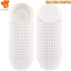 100-300Pcs Cupcake Liners Standard 2In Paper Baking Cups Muffin Liners Cupcake Wrappers Creaseproof Muffin Cups for Weddings