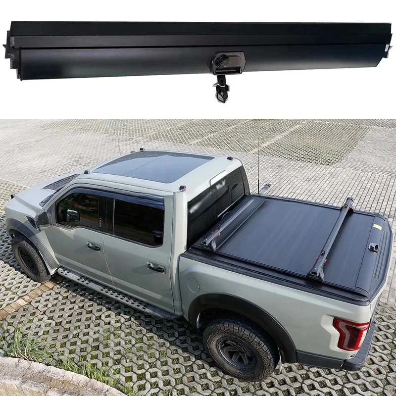 Factory Hot Sale OEM ODM Manual Hard Roll-Up Tonneau Cover With Coded For F0, Sierra & Silverado