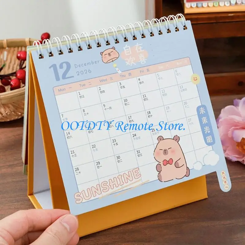 

Standing Desk Calendar, 2026 Mini Monthly Desktop Calendar Desktop Planner