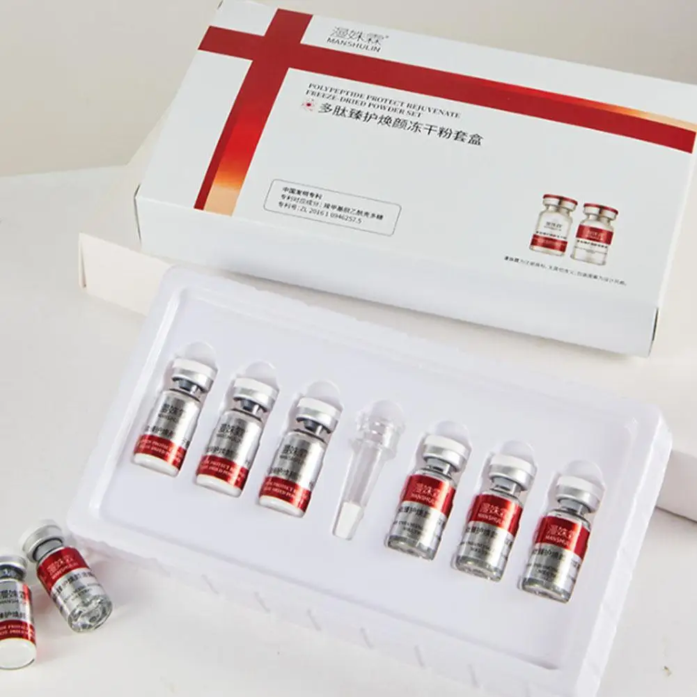 Multi-peptide freeze-dried powder kit Lyophilized Powder Hydration Skin Rejuvenation Improve Elasticity Repair Skin Barrier Skin
