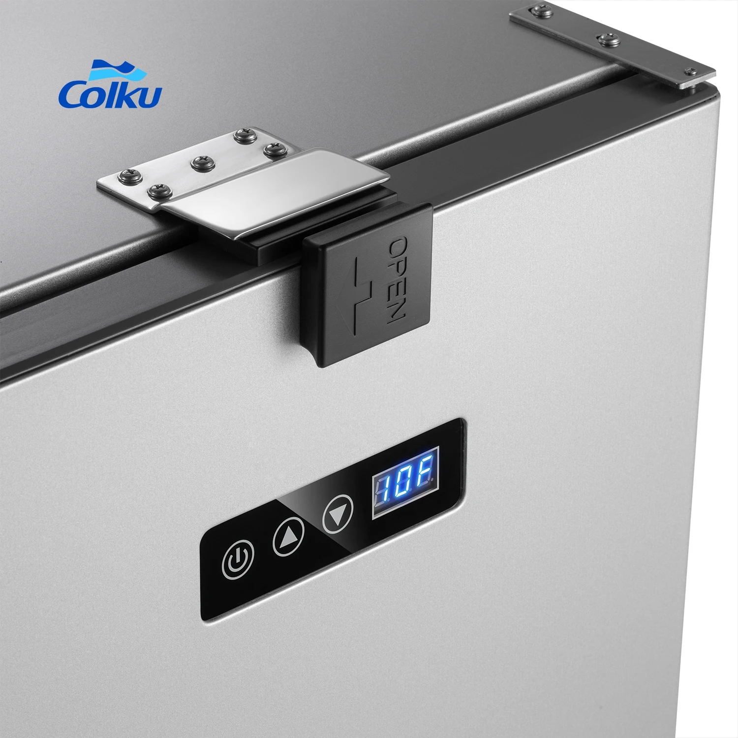 Hot Selling 50 Liter Mini Metal Fridge 12V Built-In Car Freezer For Camping Truck Rv Boat