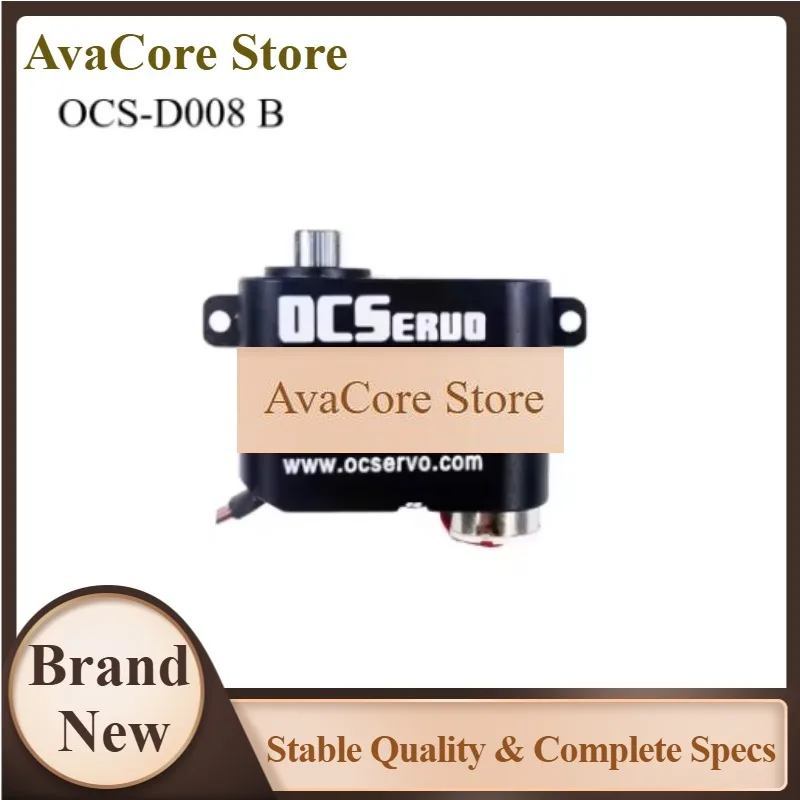 AvaCoreFor OCS-D008 7.4V 3.2kg.cm 7.7g 0.07S/60° Coreless Motor Micro Servo Metal Gear All CNC Case For RC Model