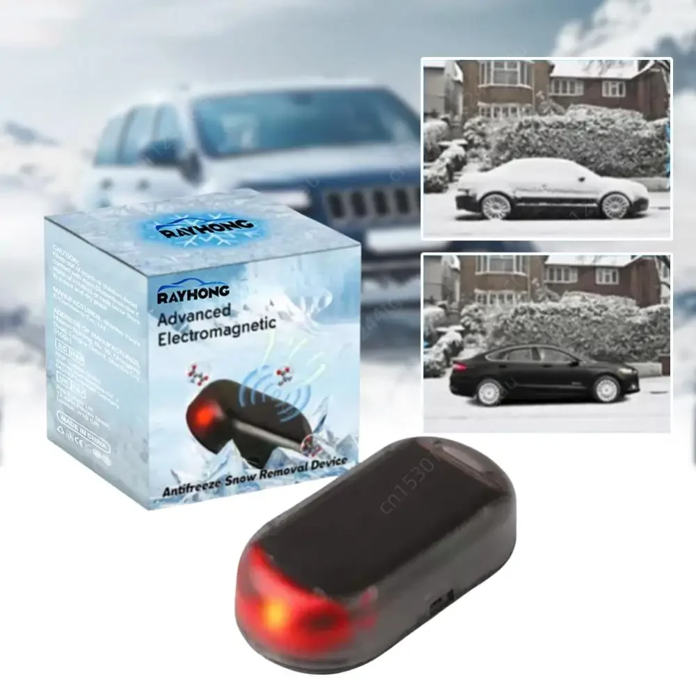 1-10PCS Car Windshield Snow Removal Instrument Electromagnetic Molecular Interference Antifreeze Device Car Interior Accessories