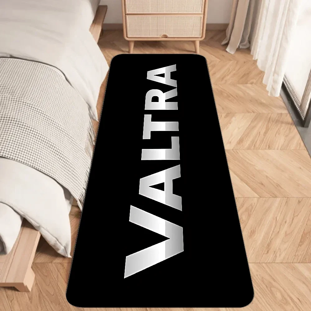 Valtra Logo Floor Mat Graphic Printed Flannel Doormats for Bathroom Kitchen Entrance Carpet Home Decor