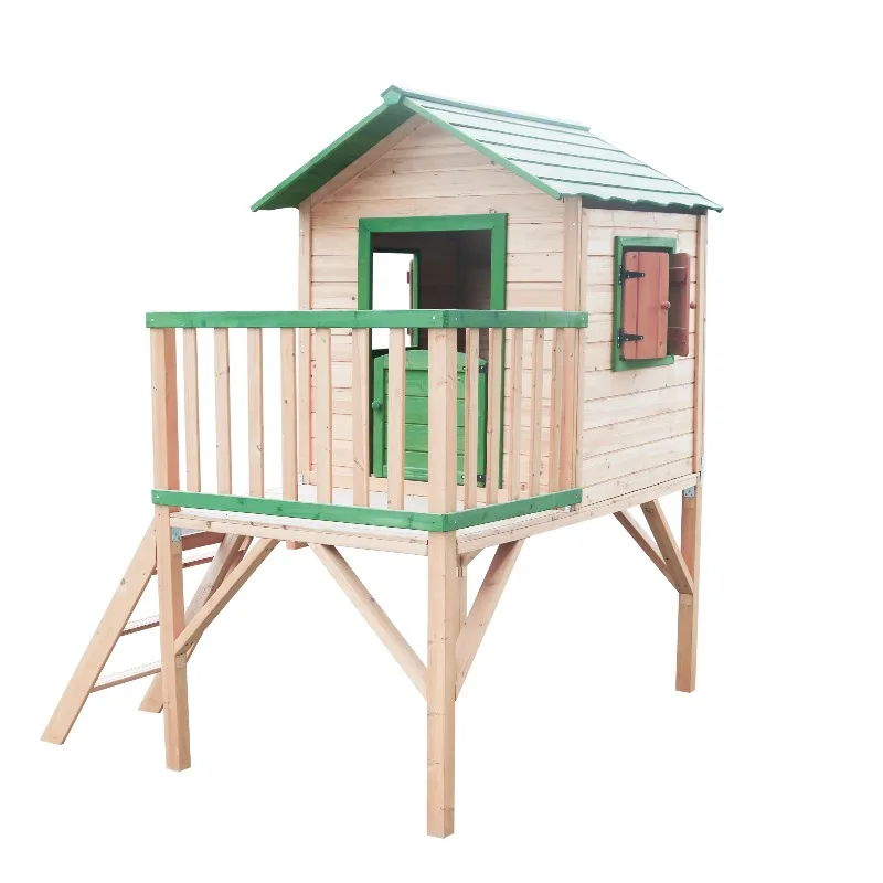 New Design Outdoor Children Play House Wooden Kids Playhouse