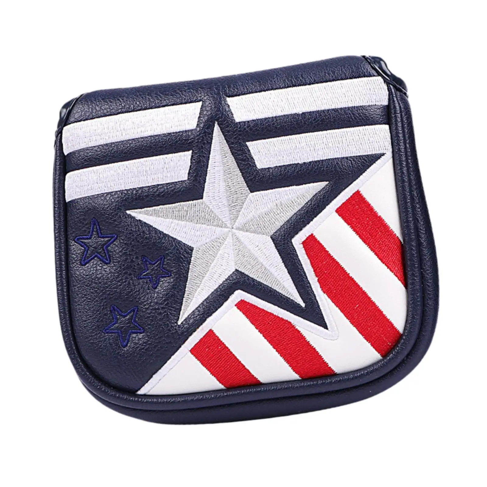 Wear-resistant Golf Mallet Putter Headcover PU Sponge Velvet Sleeve for Club Shield Golf Sport