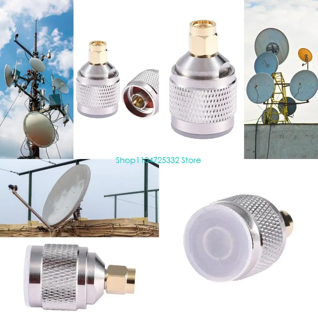 

P5EA Efficient N/SMA Joint Adapter Connectors N-to-SMA Adapter 10GHZ Test Model 1PC