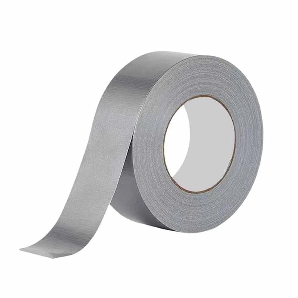 10m Silver Heavy Duty Gaffer Tape Waterproof Strong Adhesive Duct Tape Hand Tearable for Repairs Sealing Indoor Outdoor Use
