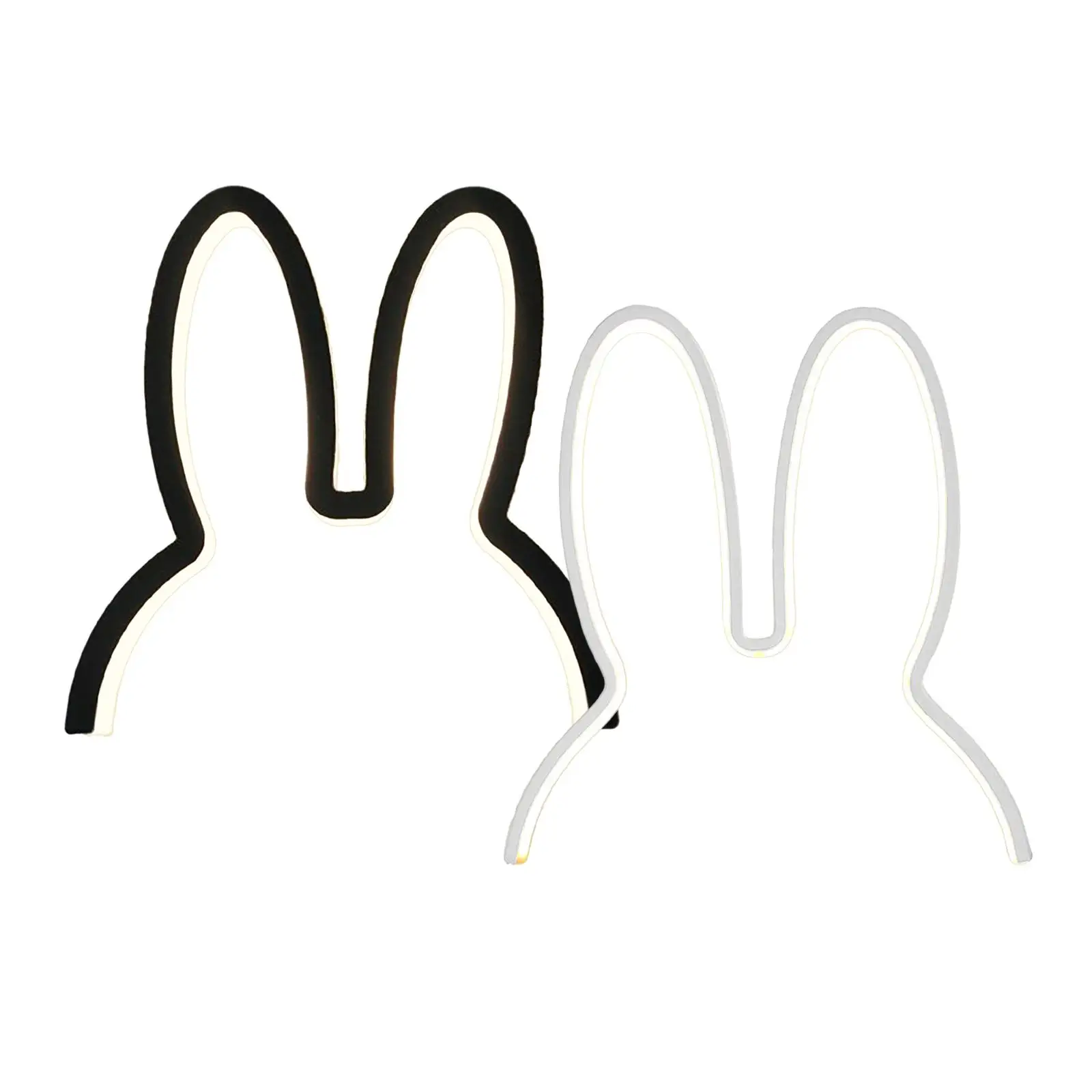 الإبداعية ضوء الليل USB LED الأرنب مصباح لسطح الطاولة مكتب غرفة الطفل