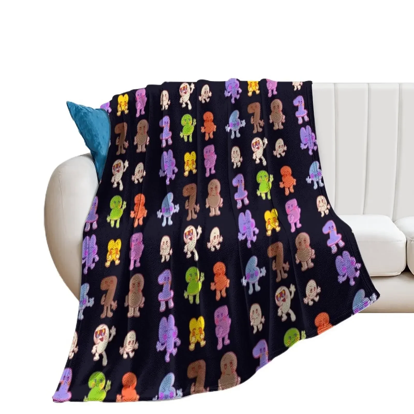 BFB All Numbers Algebraliens Pack Throw Blanket Sofa Throw manga bed plaid Blankets