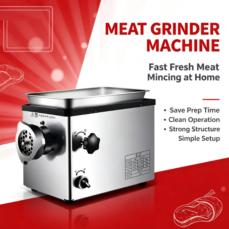 Stainless Steel Strong Electric Sausage Filler Electric Commercial Meat Grinder Vegetable And Carrot Chopper