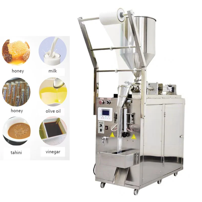 

Multifunction Automatic Weighing Packaging Machines Ice Pop Machine Honey Tomato Paste Sachet Ketchup Candy Packing Machine