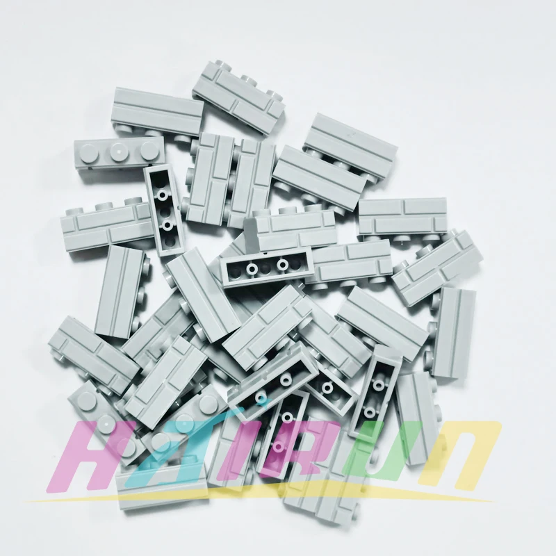 100 szt. Klocków Konstrukcyjnych Symulacja Miasta MOC Ściana Cegła Model Klocków Akcesoria do Budowy Zamku Zabawki dla Dzieci