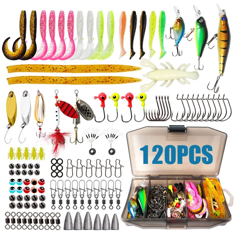 120-pieces-d'ensemble-d'accessoires-de-materiel-de-peche-luya-avec-crochets-connecteur-pivotant-perles-outils-de-peche-boite-de-materiel-professionnel-en-couches