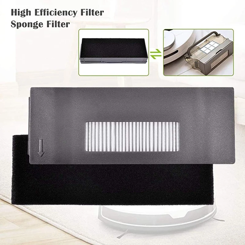 Сменный комплект фильтров и щетки для робота-пылесоса ECOVACS DEEBOT 900 901, аксессуары, детали