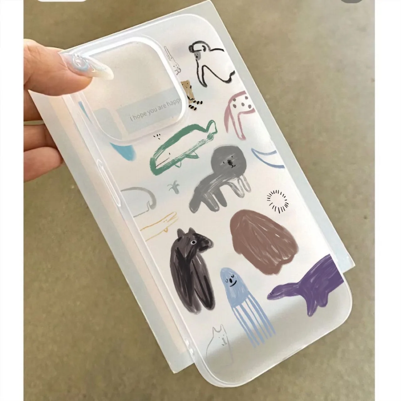 

For iPhone 15 16 Pro Max Case For iPhone 11 13 14 Pro Max 13 12 XR XS X 14 15 16 Plus Abstract Jellyfish elephant Phone Cover