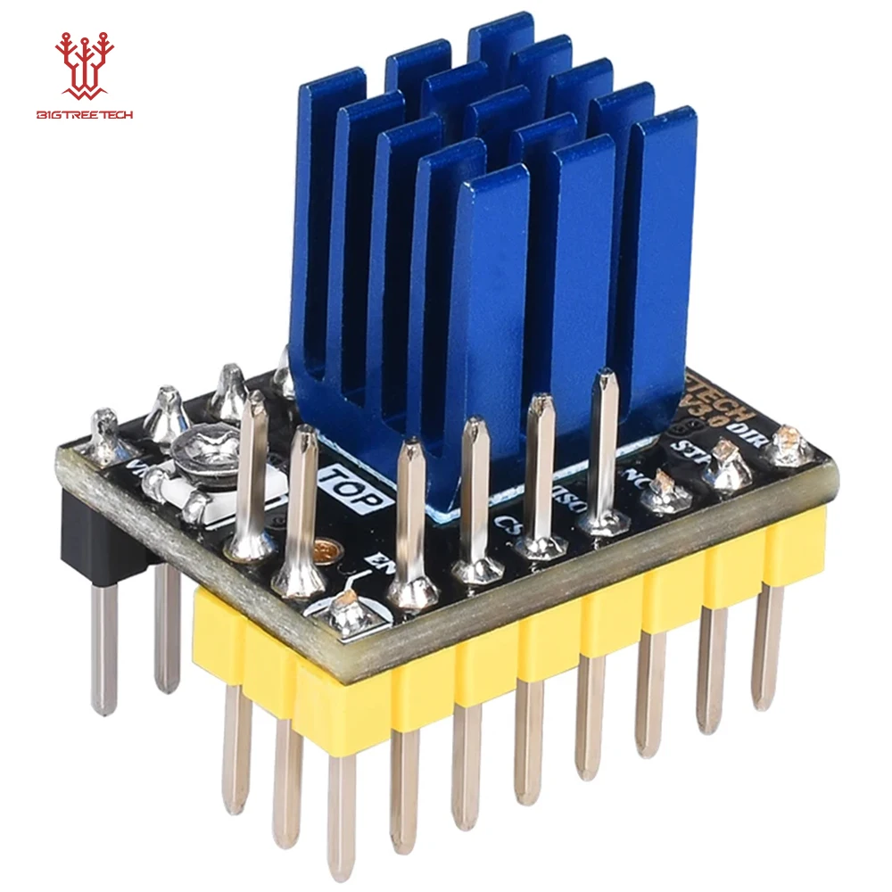 BIGTREETECH TMC2130 V3.0 SPI STEP DIR cichy, bardziej stromy sterownik silnika części do drukarki 3D SKR V1.4 płyta MKS GEN L VS TMC2209