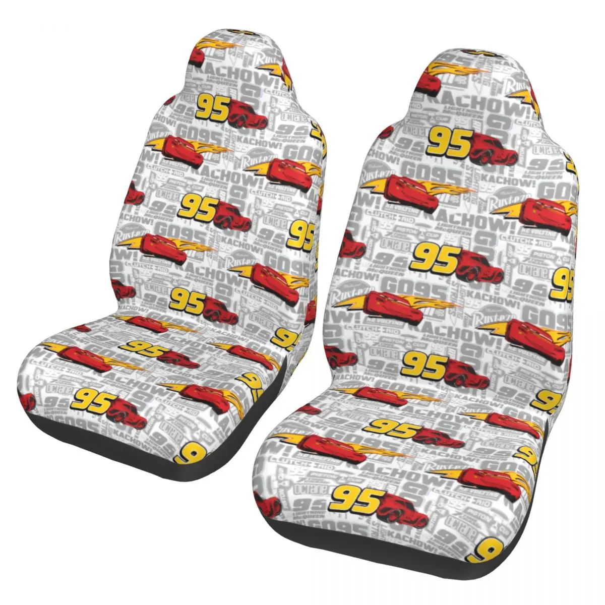 

Lightning Mcqueen Cars Universal Car Seat Cover Protector Interior Accessories Women Car Seat Covers Fiber Car Styling