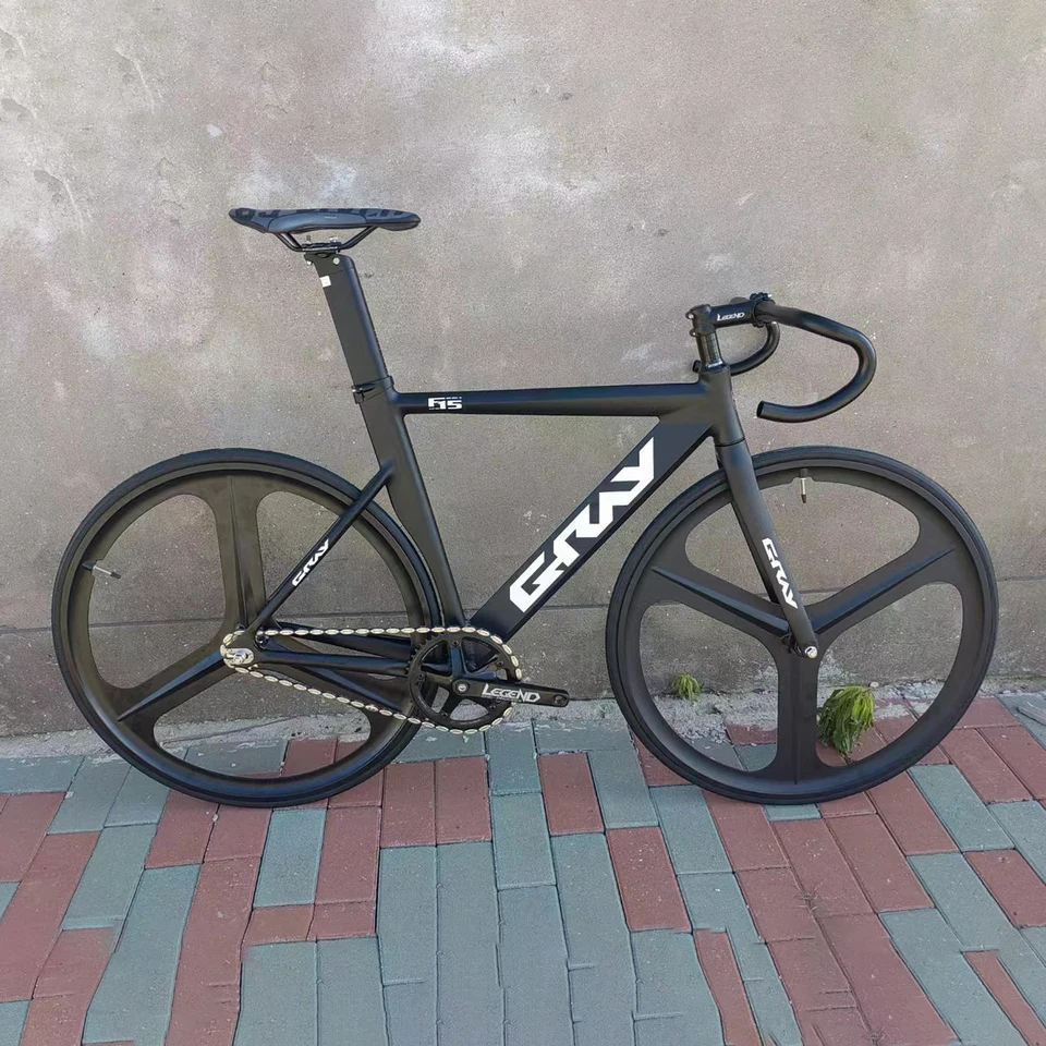 GRAY F15 Fixed Gear Bike Frame Single Speed Fixie Aluminum Alloy