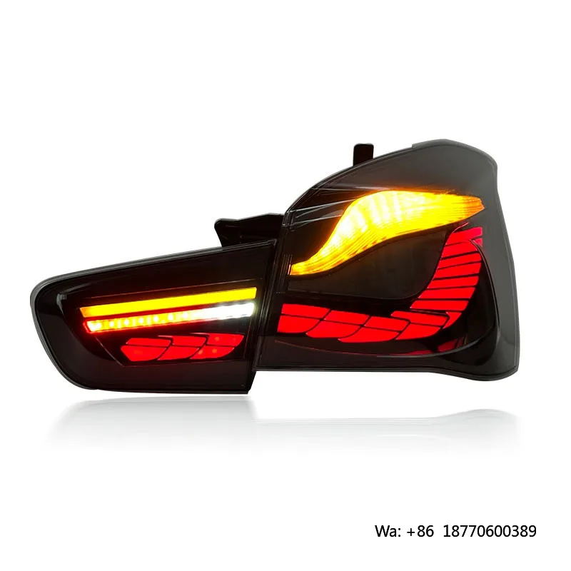 SJC Auto New Style Hot Sales OLED Rear Tail Light for BMW 1 Series F20 F21 GTS Style Rear Lamp Assembly Red Smoked Color Design view 5