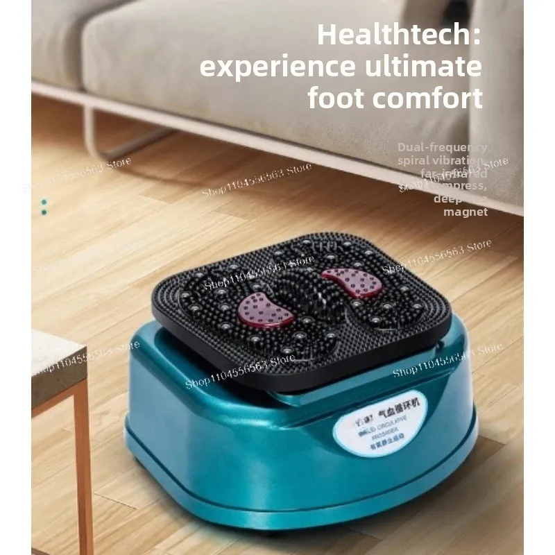 Multi-functional Heating Foot Sole Foot Therapy Machine Massager, Whole Body High Frequency Double Helix Vibration