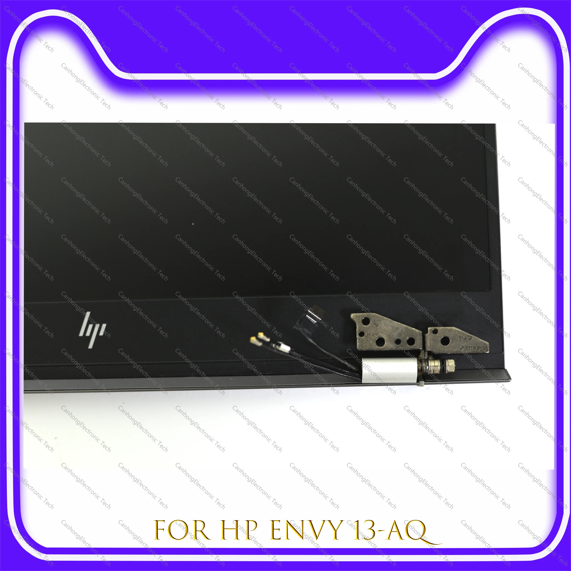 Imagem -04 - para hp Envy 13-aq 13 Aq0005tx 13-aq0010ur 13-aq0007nw Lcd Touch Screen Digitalizador Montagem Completa com Dobradiças Tpn-w144 13.3