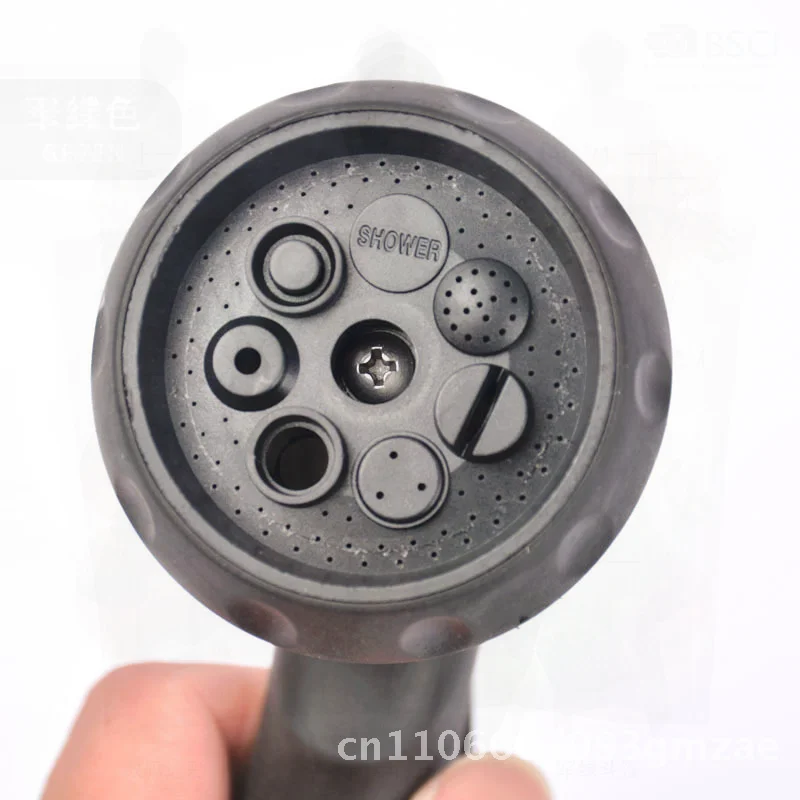 

Multifunctional Car Wash Water Gun 8-Function Garden Shower Watering Brush Metallic Color Manufacturer Supplies