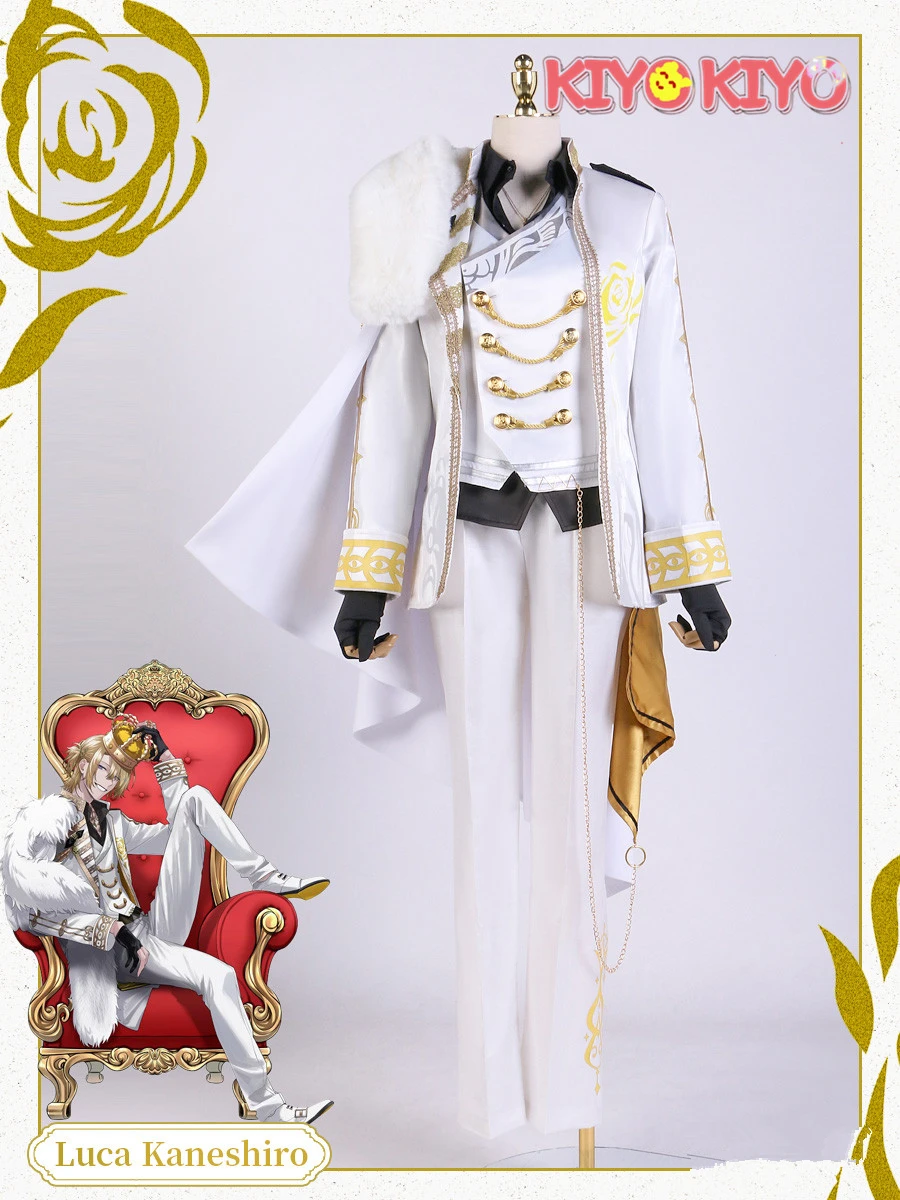 KIYO-KIYO Vtuber Luxiem Luca Kaneshiro Cosplay Costume Luca Kaneshiro Uniform Halloween Costumes