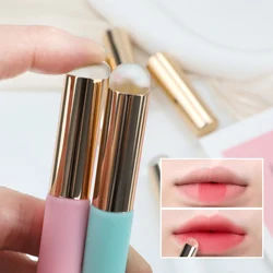 NEW Silicone Head Makeup Brush Portable Mini Lip Brush Multi-use Nail Powder Smudge Brush Beauty Makeup Tool Accessories