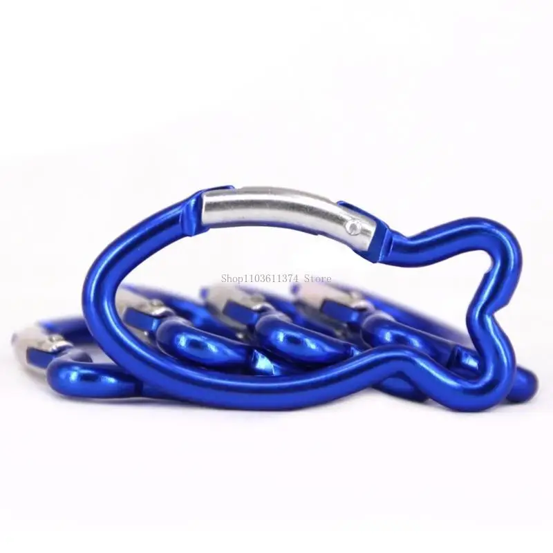 

Spring Hook Carabiner Spring Locking Carabiner Aluminum Alloy Keychain Clip