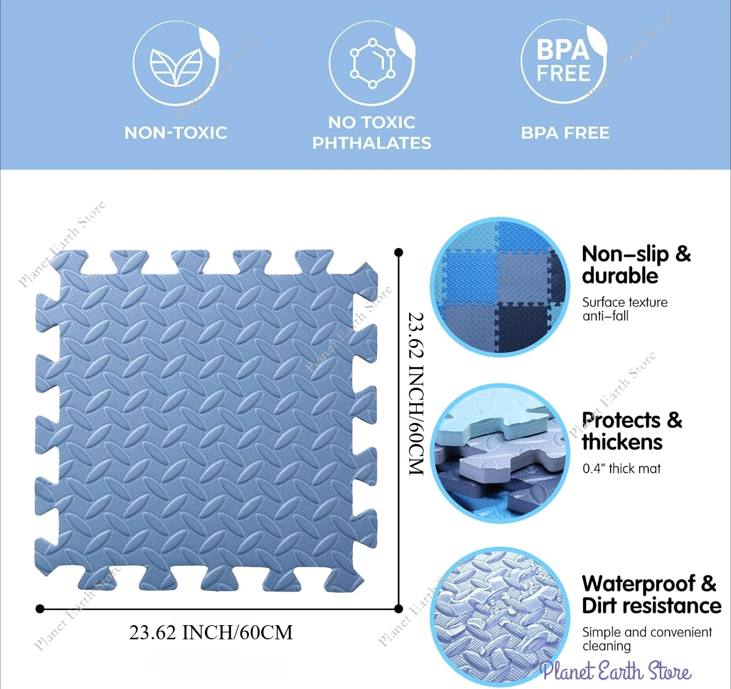 4/8 قطعة الطفل تلعب حصيرة 60*60 سنتيمتر سجادة ألغاز للأطفال طفل 1 سنتيمتر سميكة المتشابكة ممارسة البلاط السجاد لغز بلاط الأرضيات اللعب