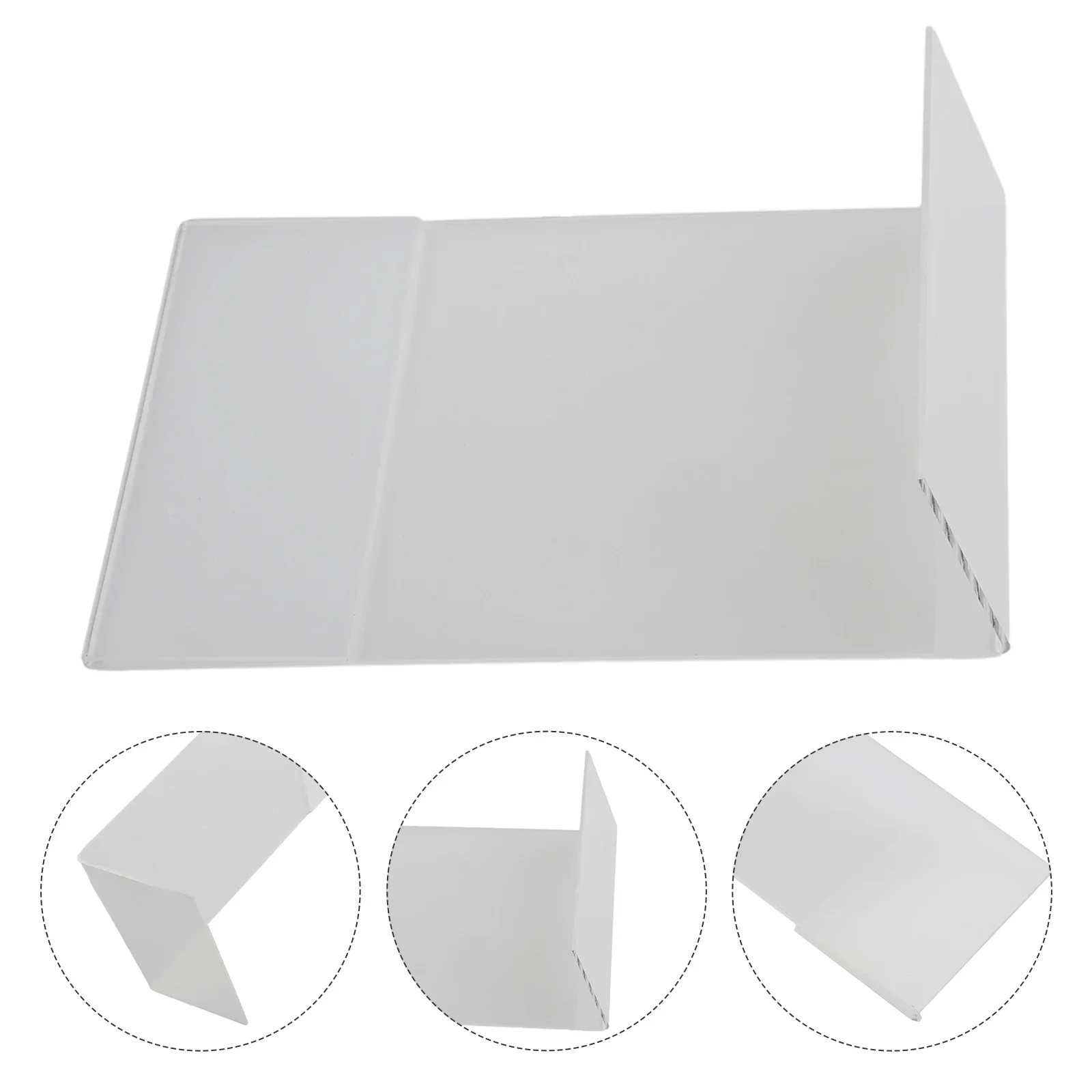 10/20PCS A6 Acrylic Menu Stand Holder Stand Slanted Sign Holders Desktop Paper Menu Holder