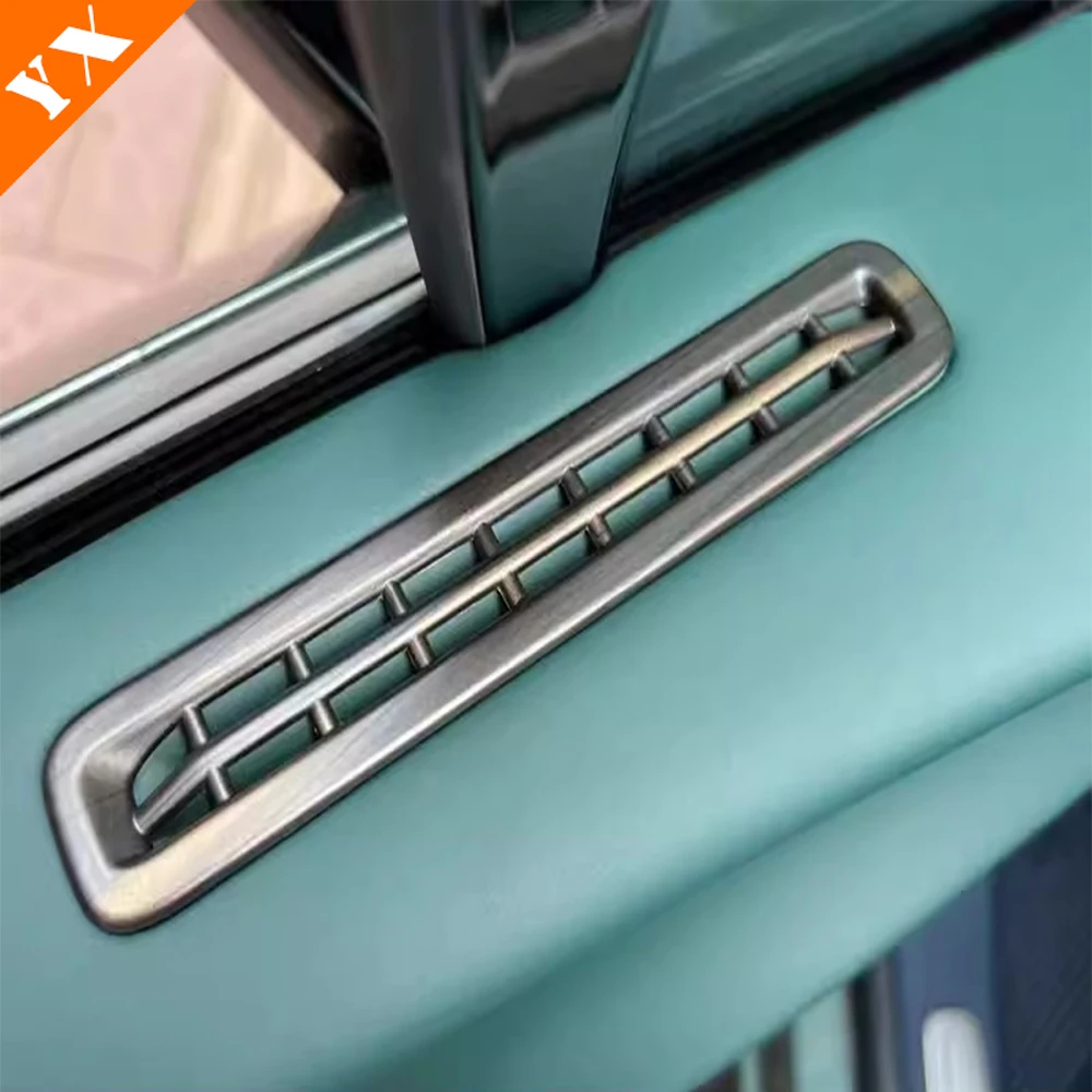 For GEELY Zeekr X 2023-2024 Plastics Carbon/Black Car Door Trim Auto Air Conditioning Outlet Sticker Cover Accessories