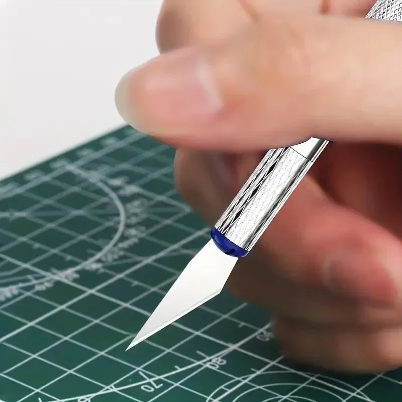 vvocci 13pcs Pen Cutting Manual Metal Carving DIY Knife Tool Art Seal Combination Paper Cuttings Non-Slip Gadget DIY Precision