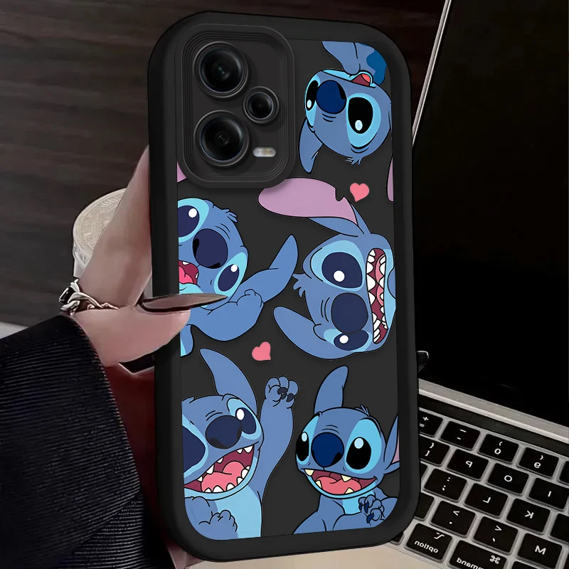 Funda de punto encantadora de moda de Disney para Xiaomi Redmi Note 12 13 14 11 Pro Plus 5G 14S 12S 11S 10S 10 9 Redmi 14C 13C 12C 12 4G