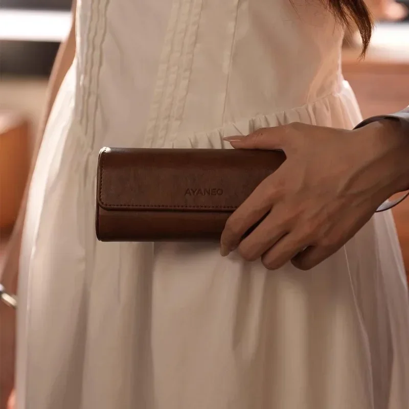 Étui de Protection pour AYANEO Pocket MICRO système de Console de jeu UMPC Original Mini ordinateur portable sac de rangement en cuir personnalisé en cuir PU