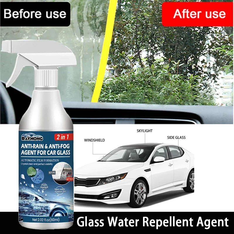 Water Repellent Spray Anti Rain Coating For Car Glass Hydrophobic Anti-rain Car Liquid Windshield Mirror Mask Auto Polish Kit