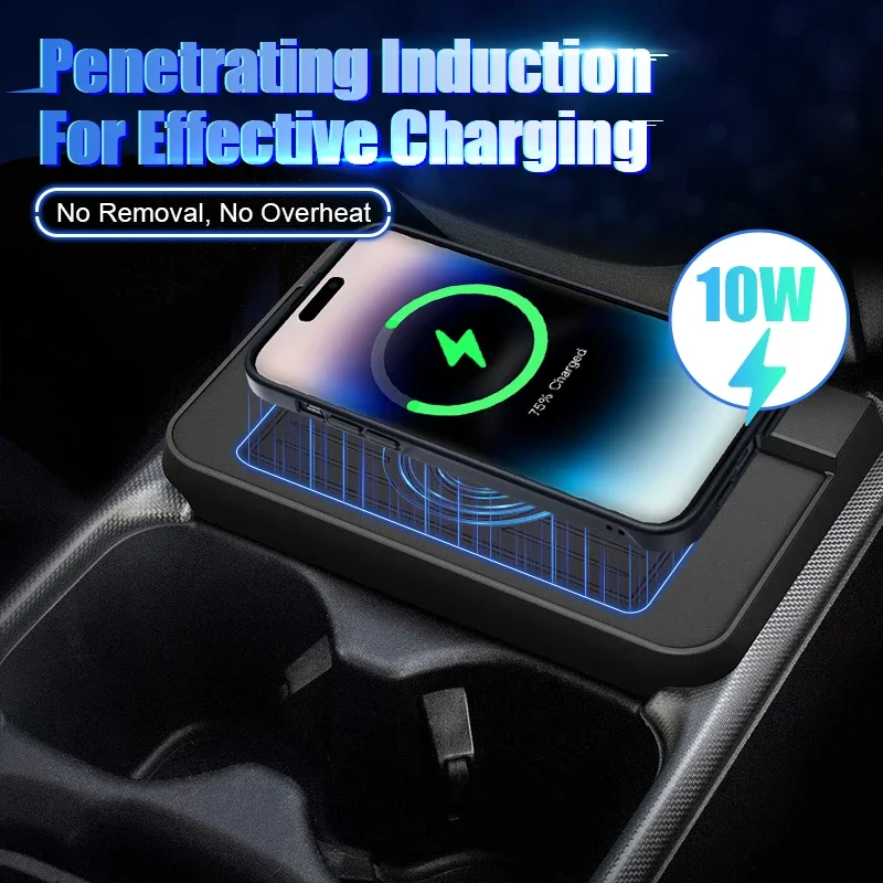 For Honda CRV 2017 2018 2019 10W Fast Wireless Car Charger Phone Mount Holder Easy Installation Qi Certified