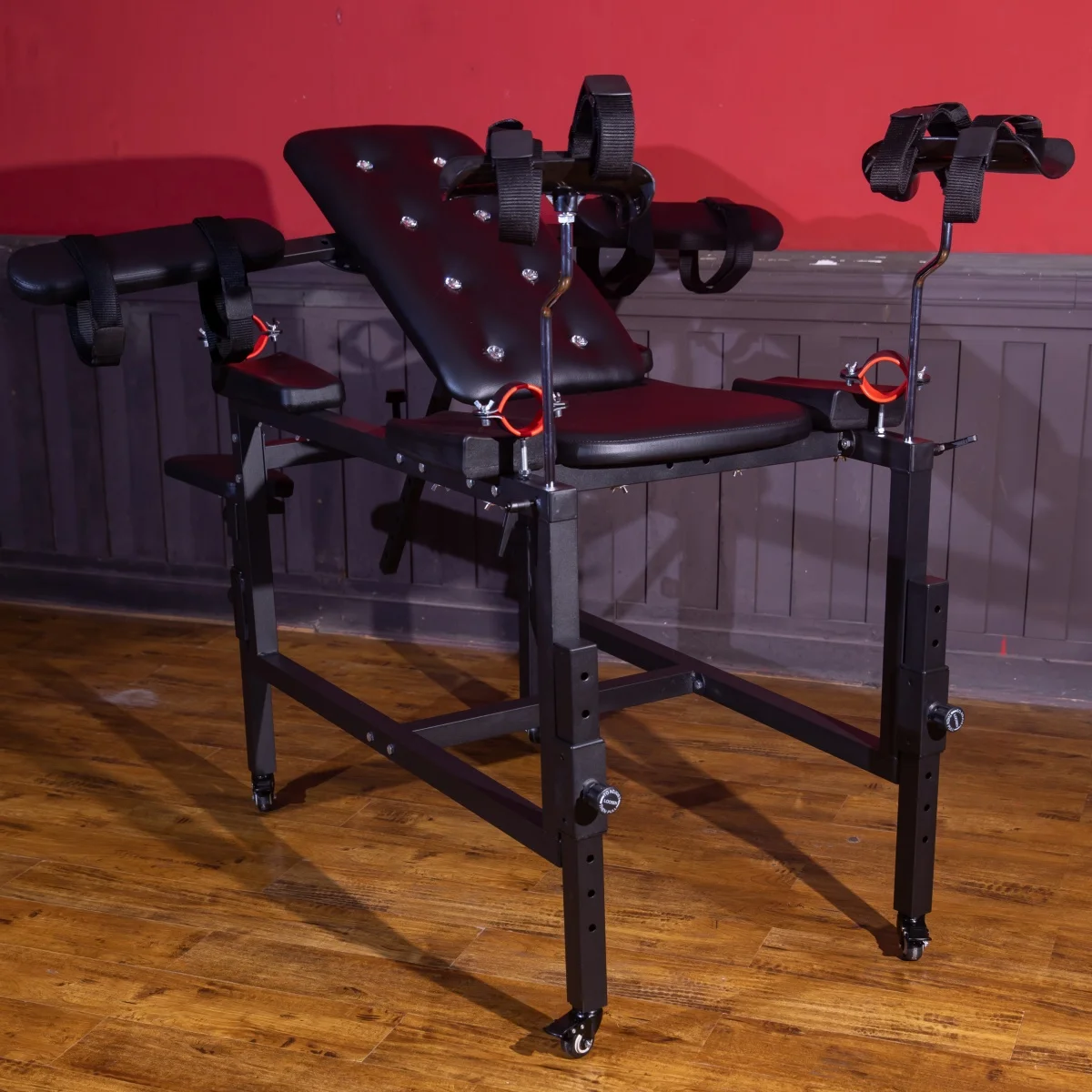 2-in-1 Sex Chair Multifunctional Bondage Sex Furniture Bondage Chair with Handcuffs Ankle Rest Training Chair for Couples Women