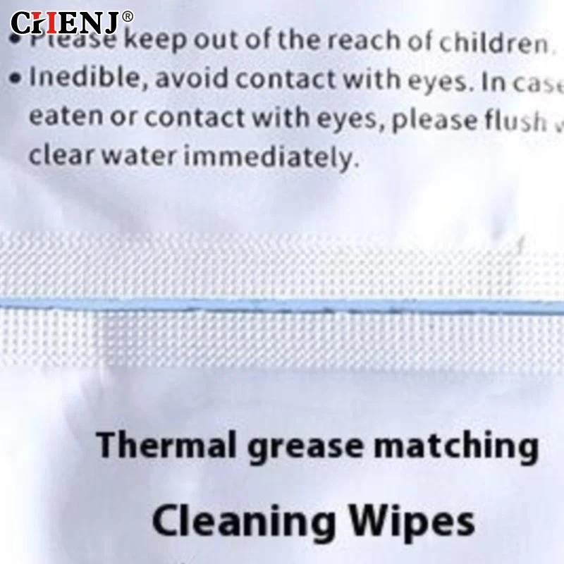 ✉ 10/20PCS Nieuwe Koelpasta Remover Geen Onzuiverheden Thermische Compound Reinigingsdoekjes Voor CPU GPU Heatsink Koelpasta