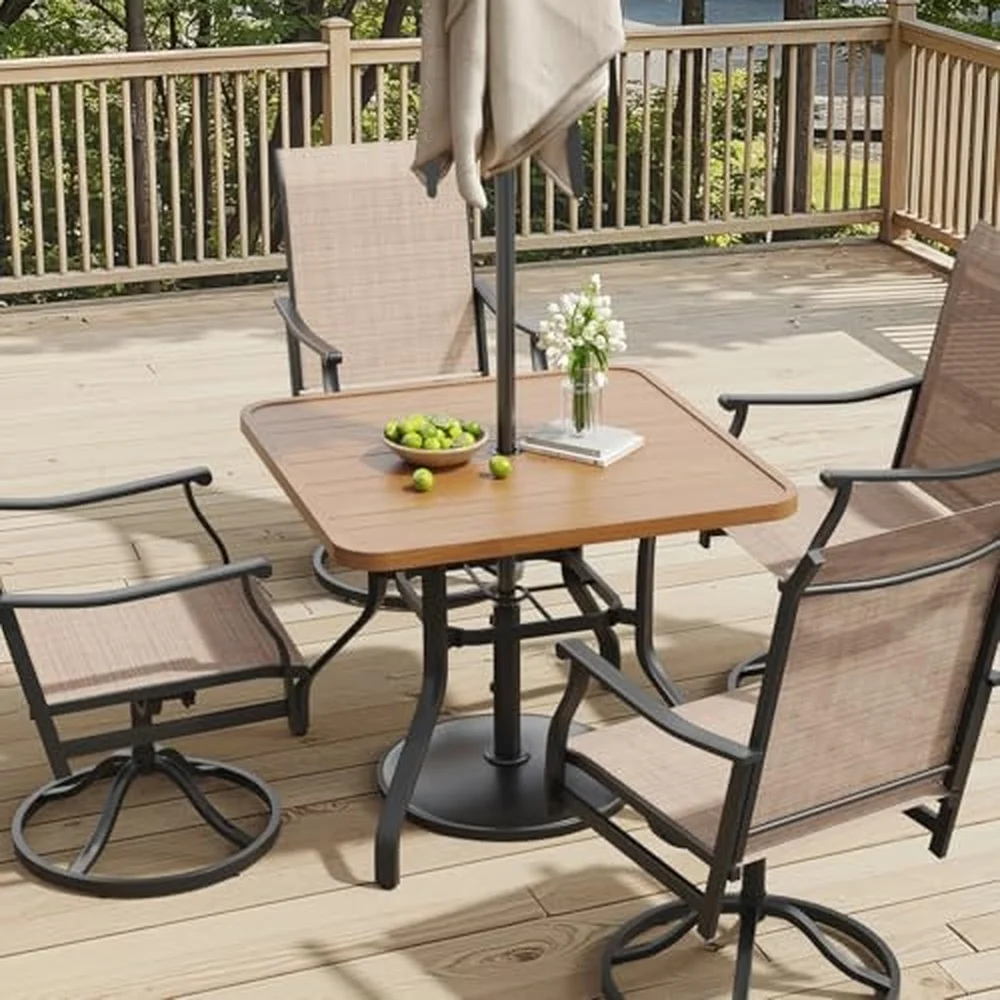 Outdoor Patio Dining Table with 1.57