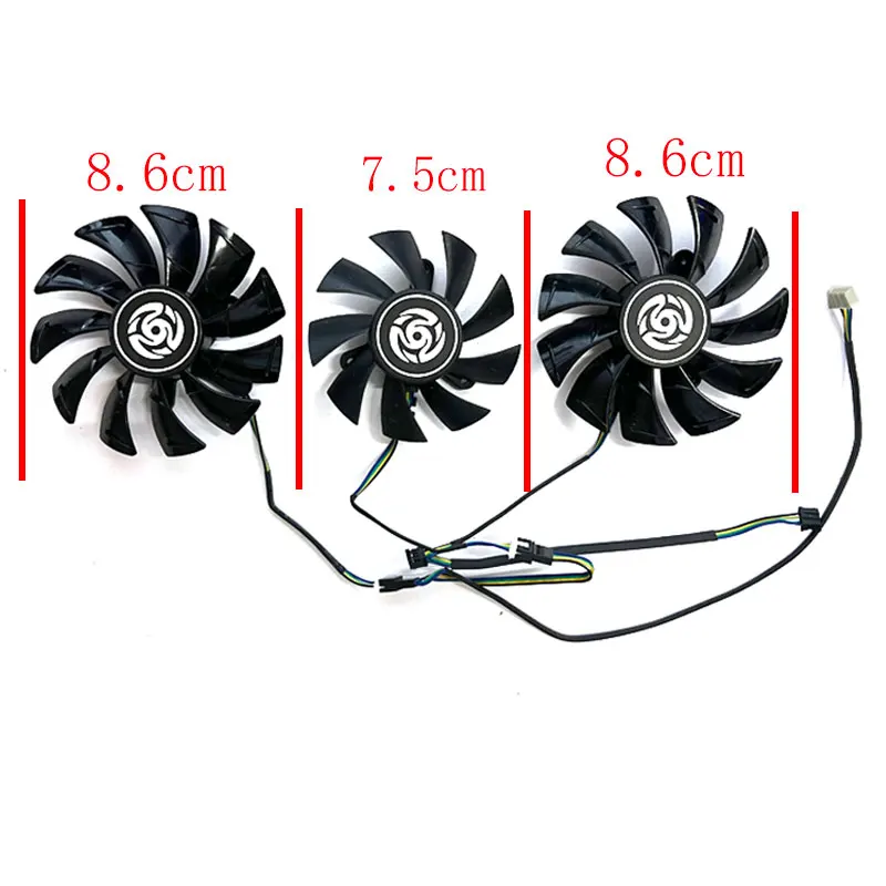 75MM 86MM New For ZOTAC GeForce RTX3060 3060ti 3070 3070ti 3080 3080ti 3090 Apocalypse OC Graphics Card Replacement Fan GA92S2U