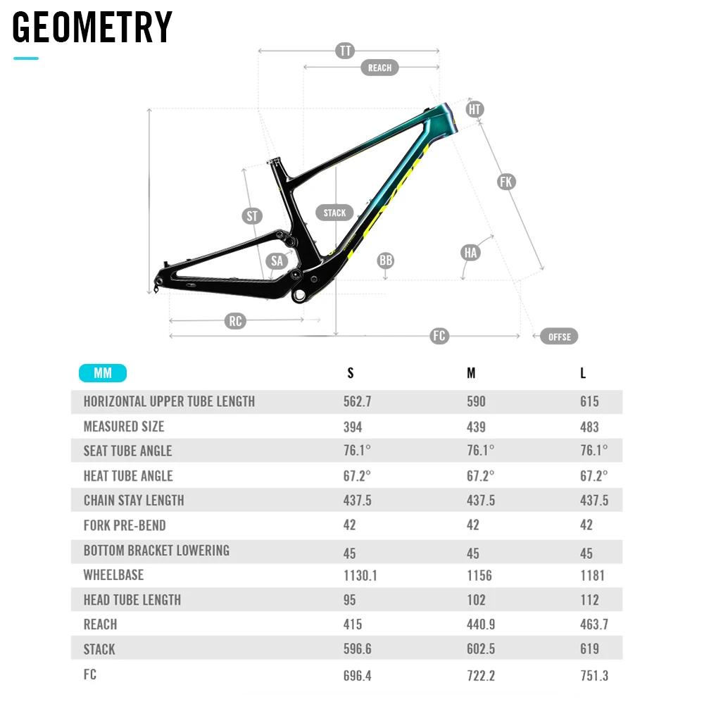 2023 Lexon 29er Full Suspension Carbon MTB Frame Boost 148mm Integrated Trunnion Shock XC Trail Mountain Bicycle Cycling Frame